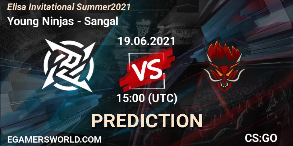 Pronósticos Young Ninjas - Sangal. 19.06.2021 at 15:00. Elisa Invitational Summer 2021 - Counter-Strike (CS2)