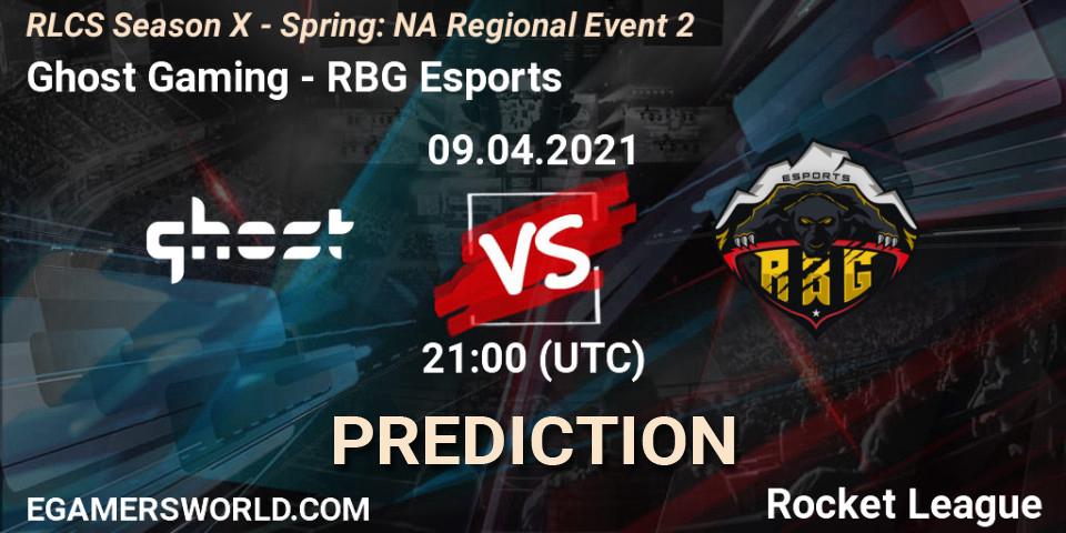 Pronósticos Ghost Gaming - RBG Esports. 09.04.21. RLCS Season X - Spring: NA Regional Event 2 - Rocket League