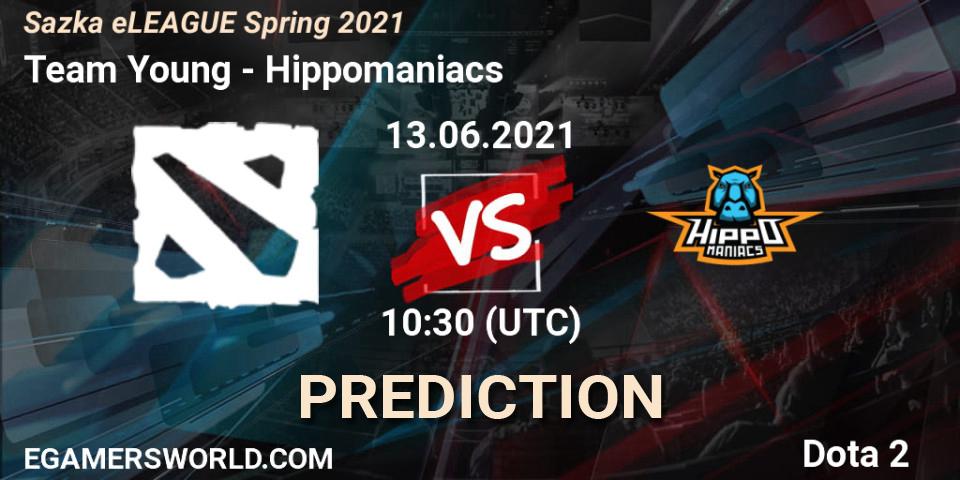 Pronósticos Team Young - Hippomaniacs. 13.06.2021 at 10:43. Sazka eLEAGUE Spring 2021 - Dota 2