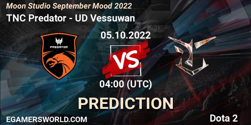Pronósticos TNC Predator - UD Vessuwan. 05.10.22. Moon Studio September Mood 2022 - Dota 2