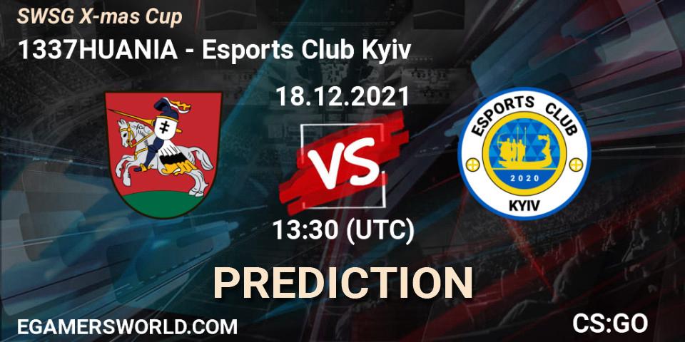Pronósticos 1337HUANIA - Esports Club Kyiv. 18.12.21. SWSG X-mas Cup - CS2 (CS:GO)