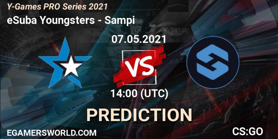 Pronósticos eSuba Youngsters - Sampi. 14.06.2021 at 16:30. Y-Games PRO Series 2021 - Counter-Strike (CS2)