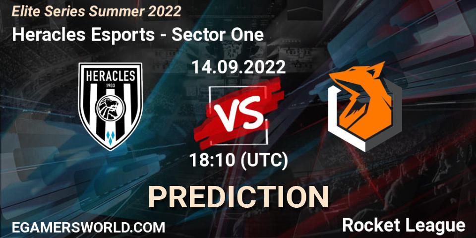 Pronósticos Heracles Esports - Sector One. 14.09.22. Elite Series Summer 2022 - Rocket League