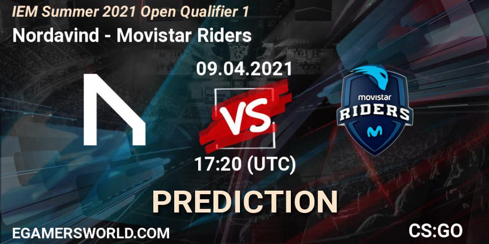 Pronósticos Nordavind - Movistar Riders. 09.04.21. IEM Summer 2021 Open Qualifier 1 - CS2 (CS:GO)