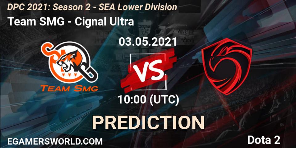 Pronósticos Team SMG - Cignal Ultra. 03.05.21. DPC 2021: Season 2 - SEA Lower Division - Dota 2
