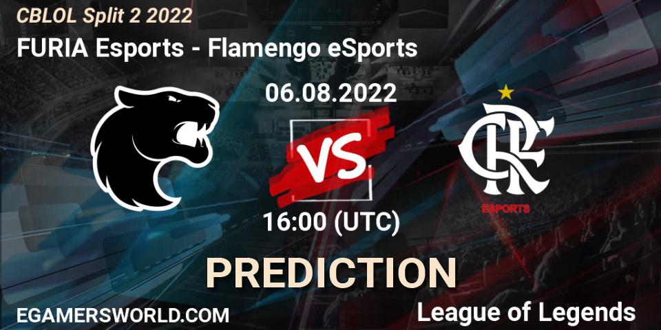 Pronósticos FURIA Esports - Flamengo eSports. 06.08.22. CBLOL Split 2 2022 - LoL