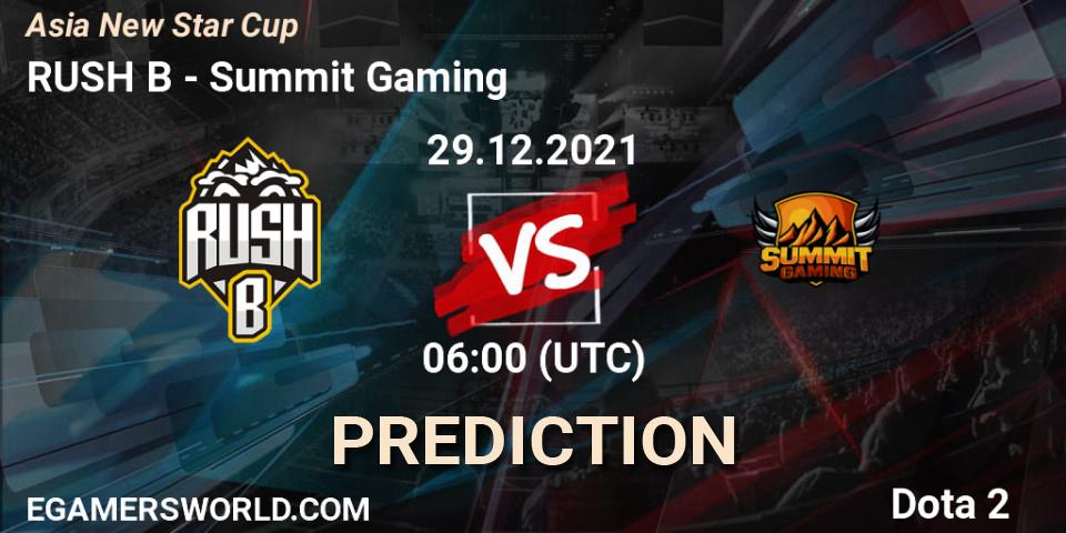 Pronósticos RUSH B - Forest. 29.12.2021 at 05:13. Asia New Star Cup - Dota 2