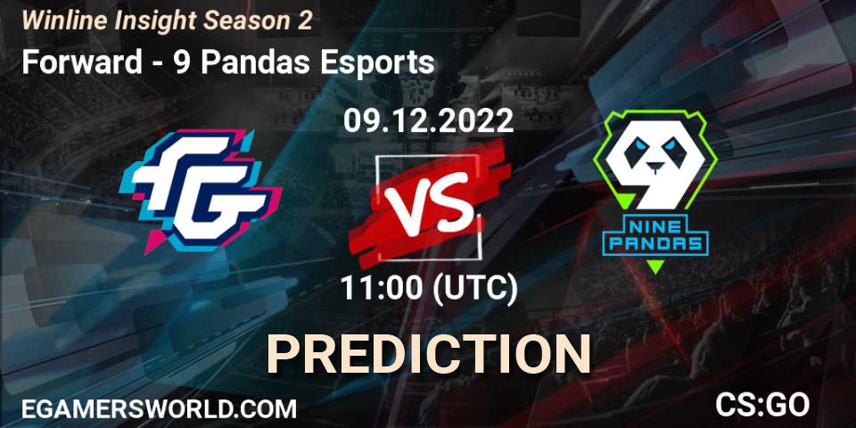 Pronósticos Forward - 9 Pandas Esports. 09.12.22. Winline Insight Season 2 - CS2 (CS:GO)