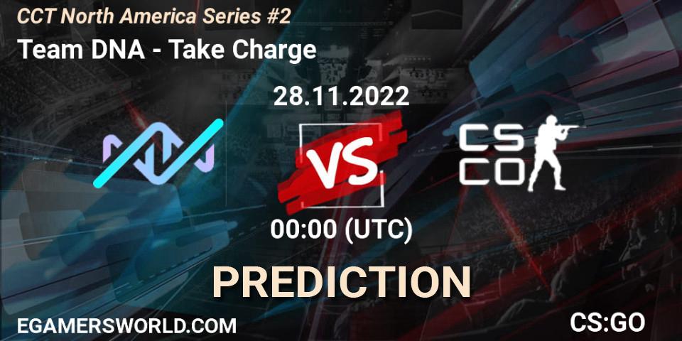 Pronósticos Team DNA - Take Charge. 28.11.22. CCT North America Series #2 - CS2 (CS:GO)