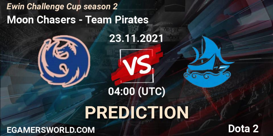 Pronósticos Moon Chasers - Team Pirates. 23.11.2021 at 04:09. Ewin Challenge Cup season 2 - Dota 2