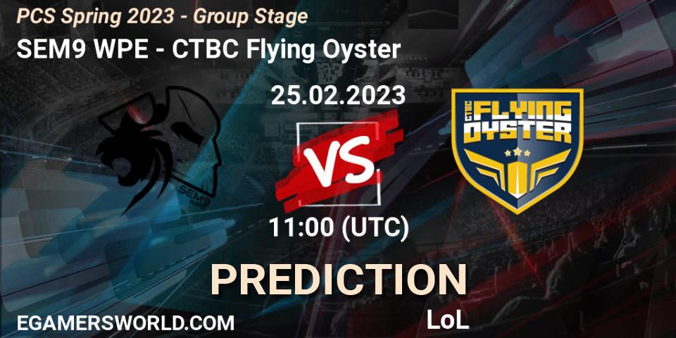 Pronósticos SEM9 WPE - CTBC Flying Oyster. 04.02.2023 at 13:15. PCS Spring 2023 - Group Stage - LoL