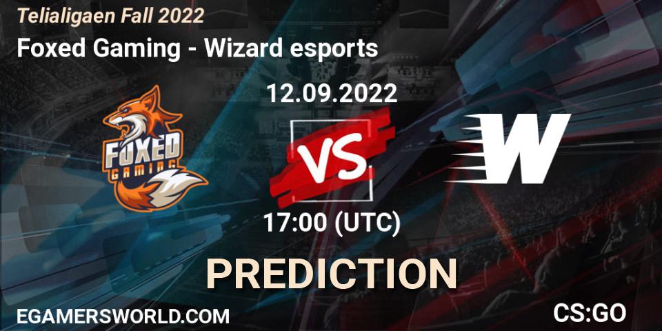 Pronósticos Foxed Gaming - Wizard esports. 12.09.2022 at 17:00. Telialigaen Fall 2022: Regular Season - Counter-Strike (CS2)