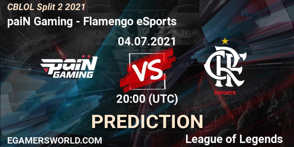 Pronósticos paiN Gaming - Flamengo eSports. 04.07.2021 at 20:00. CBLOL Split 2 2021 - LoL