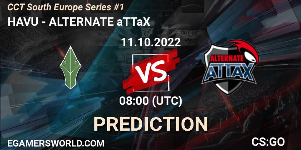 Pronósticos HAVU - ALTERNATE aTTaX. 11.10.22. CCT South Europe Series #1 - CS2 (CS:GO)
