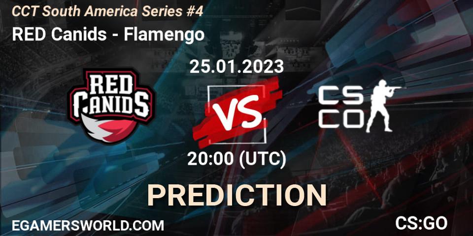 Pronósticos RED Canids - Flamengo. 25.01.2023 at 20:30. CCT South America Series #4 - Counter-Strike (CS2)