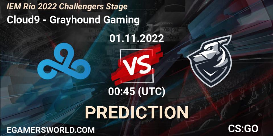 Pronósticos Cloud9 - Grayhound Gaming. 01.11.22. IEM Rio 2022 Challengers Stage - CS2 (CS:GO)