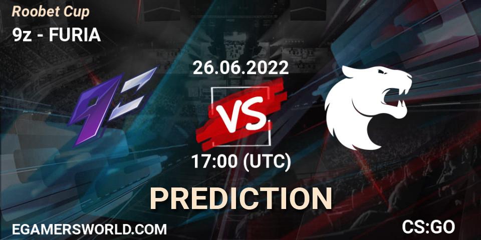 Pronósticos 9z - FURIA. 26.06.2022 at 17:00. Roobet Cup - Counter-Strike (CS2)
