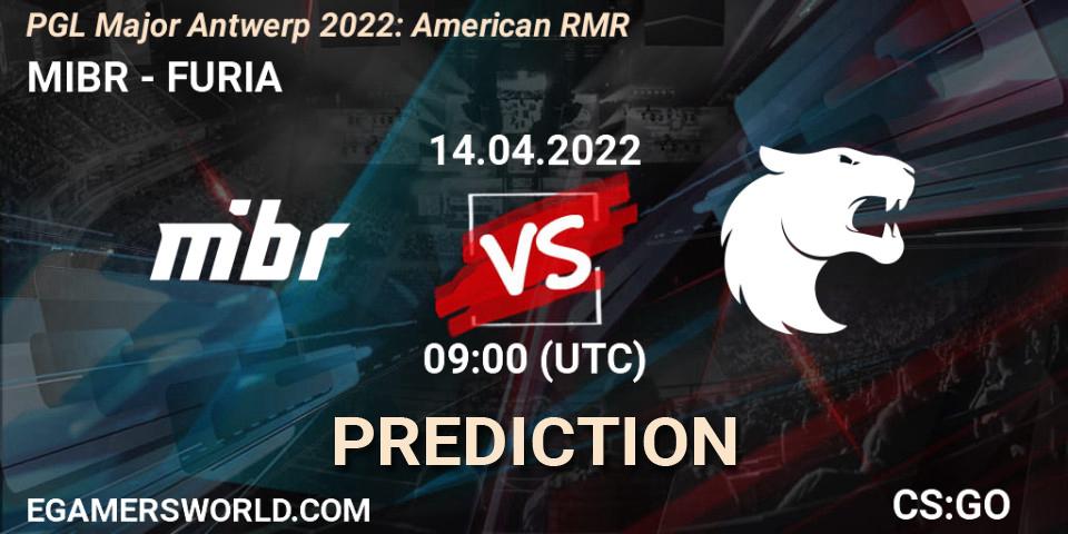 Pronósticos MIBR - FURIA. 14.04.2022 at 09:00. PGL Major Antwerp 2022: American RMR - Counter-Strike (CS2)