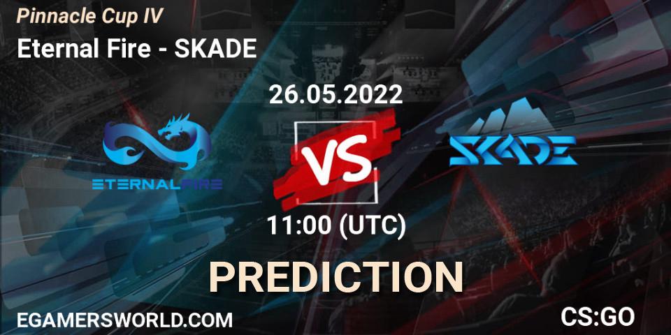 Pronósticos Eternal Fire - SKADE. 26.05.2022 at 10:30. Pinnacle Cup #4 - Counter-Strike (CS2)