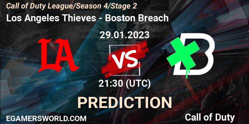Pronósticos Los Angeles Thieves - Boston Breach. 29.01.2023 at 21:30. Call of Duty League 2023: Stage 2 Major Qualifiers - Call of Duty