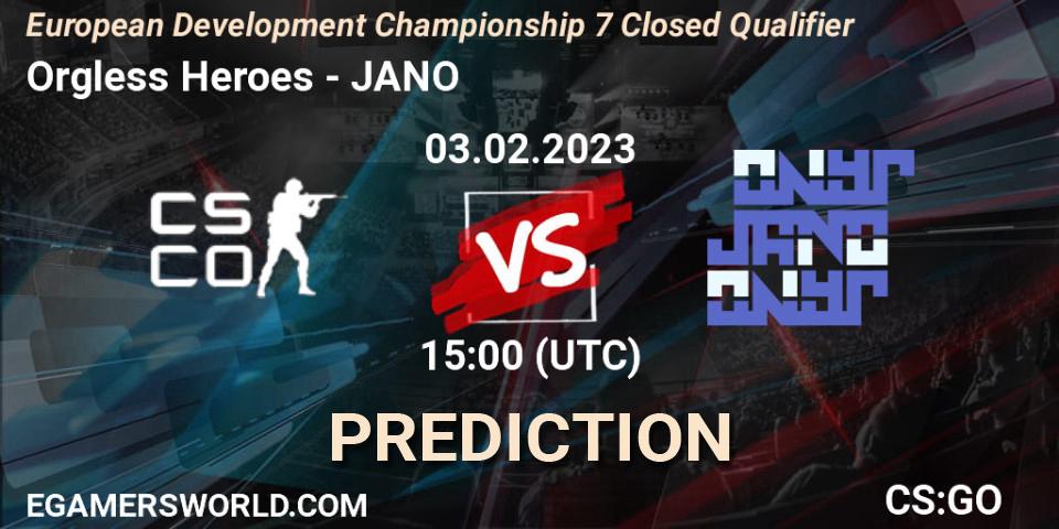 Pronósticos Into The Breach - JANO. 03.02.23. European Development Championship 7 Closed Qualifier - CS2 (CS:GO)