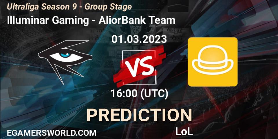 Pronósticos Illuminar Gaming - AliorBank Team. 01.03.23. Ultraliga Season 9 - Group Stage - LoL