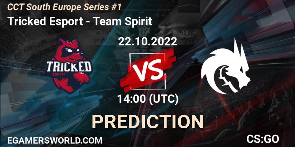 Pronósticos Tricked Esport - Team Spirit. 22.10.22. CCT South Europe Series #1 - CS2 (CS:GO)