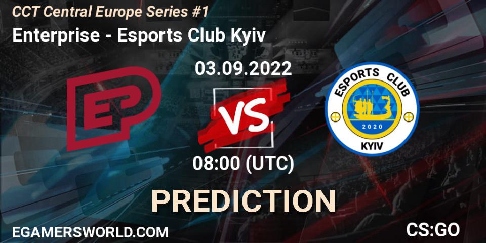 Pronósticos Enterprise - Esports Club Kyiv. 03.09.22. CCT Central Europe Series #1 - CS2 (CS:GO)