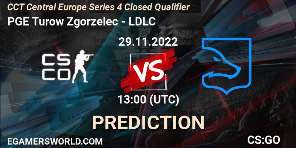 Pronósticos PGE Turow Zgorzelec - LDLC. 29.11.22. CCT Central Europe Series 4 Closed Qualifier - CS2 (CS:GO)
