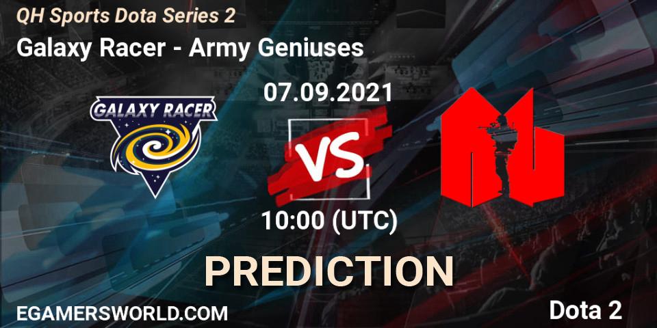 Pronósticos Galaxy Racer - Army Geniuses. 04.09.2021 at 06:02. QH Sports Dota Series 2 - Dota 2