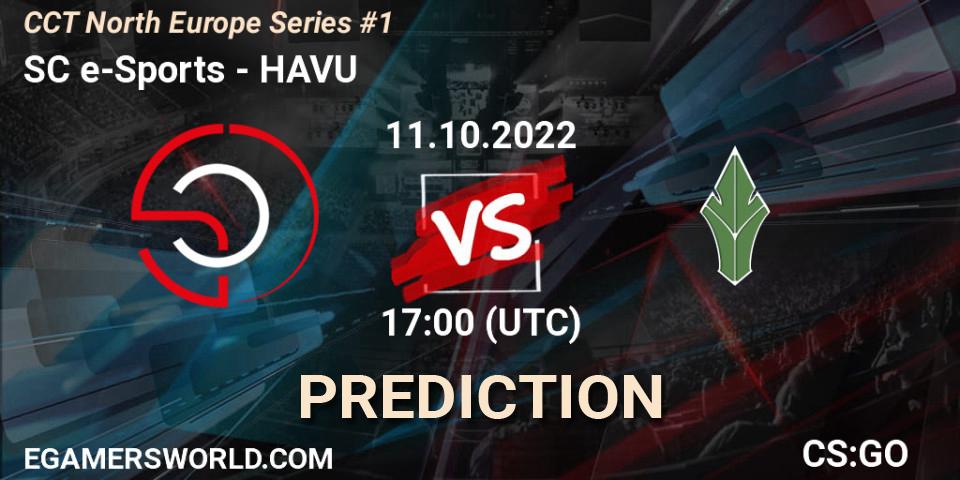Pronósticos SC e-Sports - HAVU. 11.10.22. CCT North Europe Series #1 - CS2 (CS:GO)