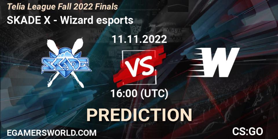 Pronósticos SKADE X - Wizard esports. 11.11.2022 at 16:00. Telia League Fall 2022 Finals - Counter-Strike (CS2)