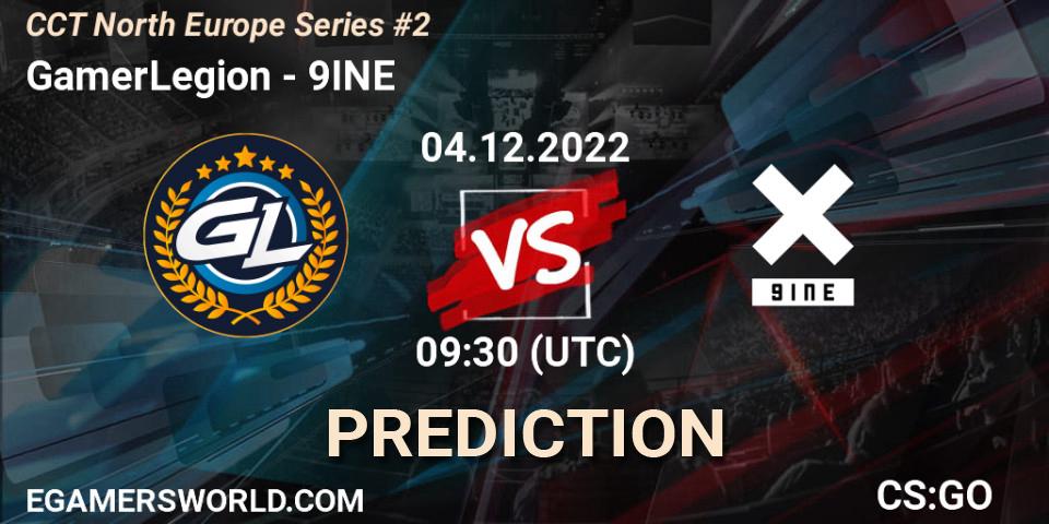 Pronósticos GamerLegion - 9INE. 04.12.2022 at 09:30. CCT North Europe Series #2 - Counter-Strike (CS2)