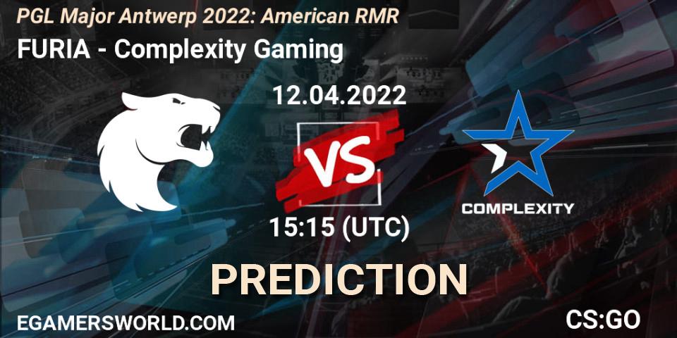 Pronósticos FURIA - Complexity Gaming. 12.04.22. PGL Major Antwerp 2022: American RMR - CS2 (CS:GO)