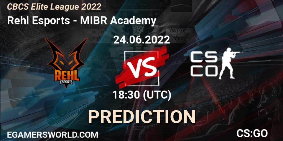 Pronósticos Rehl Esports - MIBR Academy. 24.06.2022 at 18:45. CBCS Elite League 2022 - Counter-Strike (CS2)
