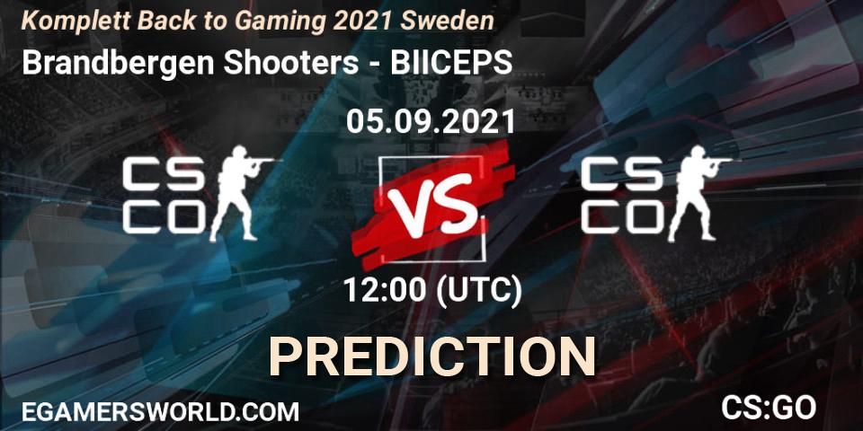Pronósticos Brandbergen Shooters - BIICEPS. 05.09.21. Komplett Back to Gaming 2021 Sweden - CS2 (CS:GO)