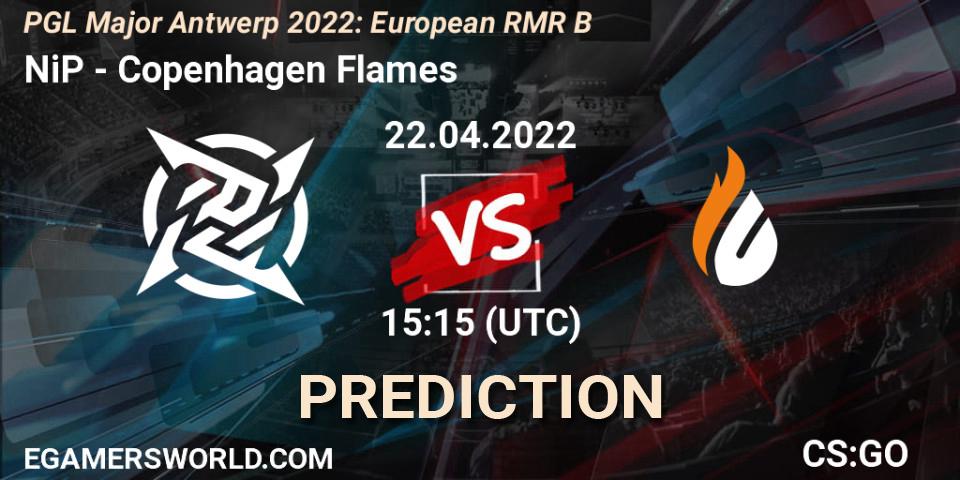 Pronósticos NiP - Copenhagen Flames. 22.04.2022 at 14:55. PGL Major Antwerp 2022: European RMR B - Counter-Strike (CS2)