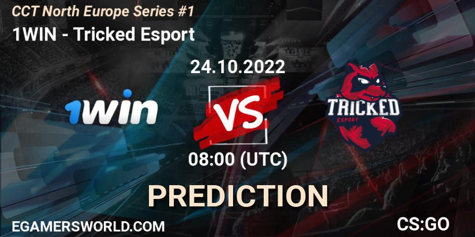 Pronósticos 1WIN - Tricked Esport. 24.10.2022 at 08:00. CCT North Europe Series #1 - Counter-Strike (CS2)