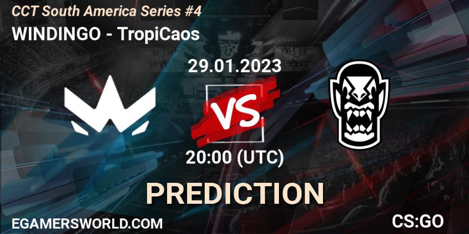 Pronósticos WINDINGO - TropiCaos. 29.01.23. CCT South America Series #4 - CS2 (CS:GO)