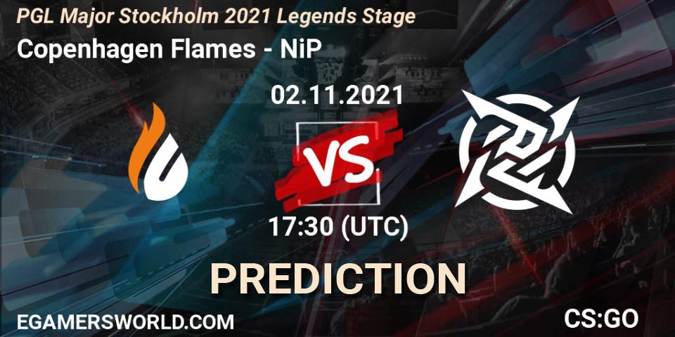 Pronósticos Copenhagen Flames - NiP. 02.11.2021 at 18:30. PGL Major Stockholm 2021 Legends Stage - Counter-Strike (CS2)
