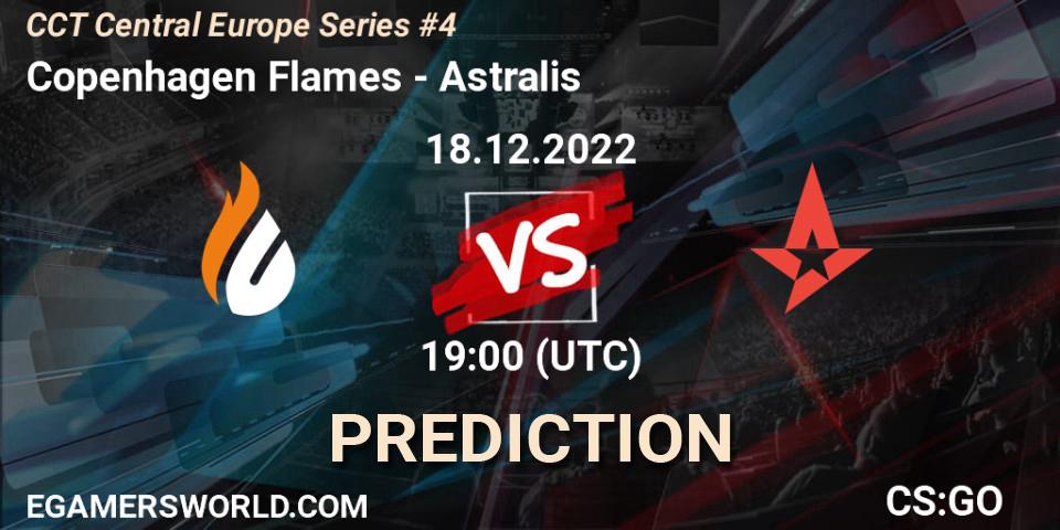 Pronósticos Copenhagen Flames - Astralis. 18.12.2022 at 19:00. CCT Central Europe Series #4 - Counter-Strike (CS2)