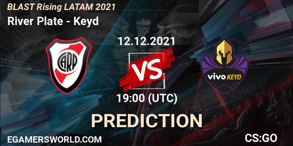 Pronósticos River Plate - Keyd. 12.12.21. BLAST Rising LATAM 2021 - CS2 (CS:GO)