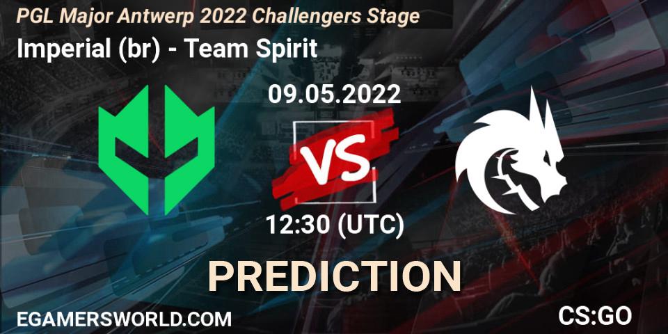 Pronósticos Imperial (br) - Team Spirit. 09.05.22. PGL Major Antwerp 2022 Challengers Stage - CS2 (CS:GO)