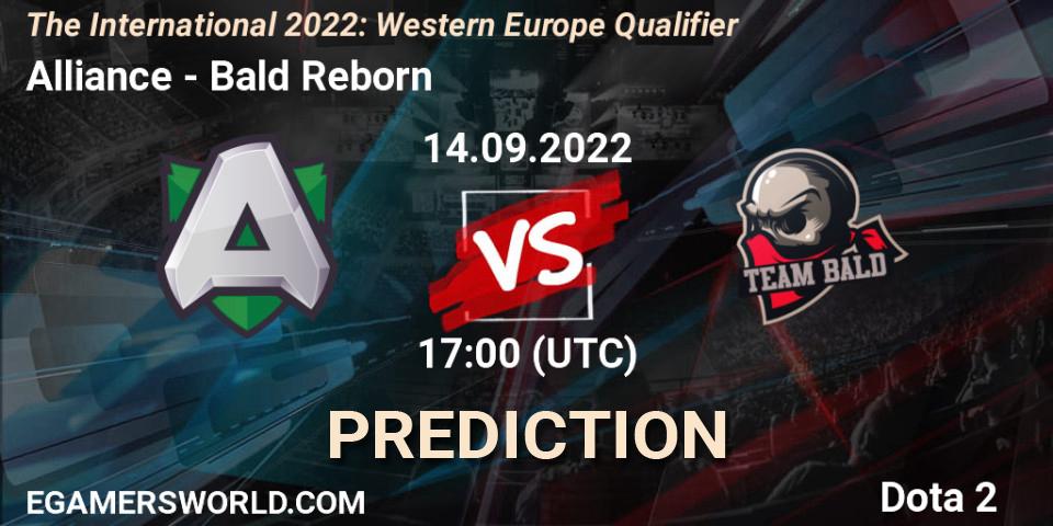 Pronósticos Alliance - Bald Reborn. 14.09.22. The International 2022: Western Europe Qualifier - Dota 2