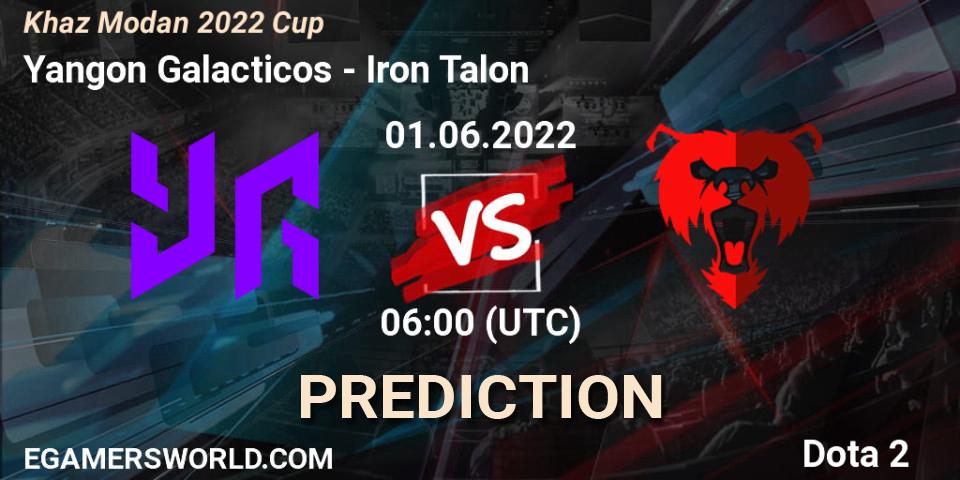 Pronósticos Yangon Galacticos - Iron Talon. 01.06.2022 at 06:02. Khaz Modan 2022 Cup - Dota 2