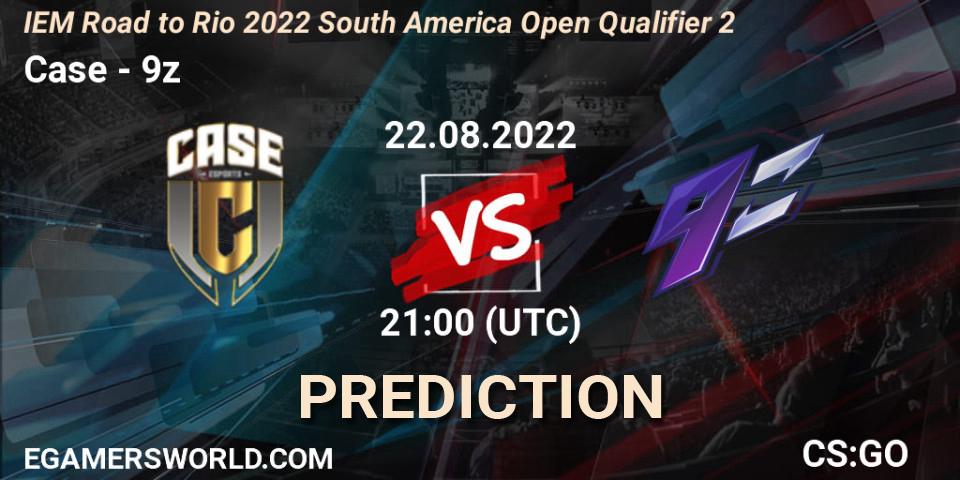 Pronósticos Case - 9z. 22.08.2022 at 21:00. IEM Road to Rio 2022 South America Open Qualifier 2 - Counter-Strike (CS2)