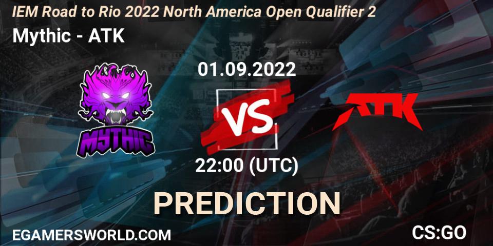 Pronósticos Mythic - ATK. 01.09.22. IEM Road to Rio 2022 North America Open Qualifier 2 - CS2 (CS:GO)