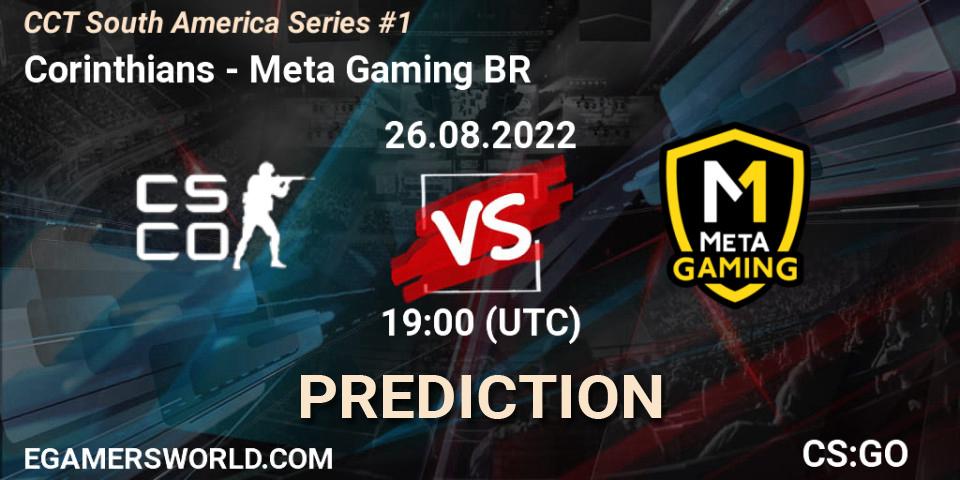 Pronósticos Corinthians - Meta Gaming BR. 26.08.2022 at 19:00. CCT South America Series #1 - Counter-Strike (CS2)