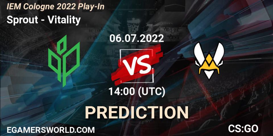 Pronósticos Sprout - Vitality. 06.07.22. IEM Cologne 2022 Play-In - CS2 (CS:GO)