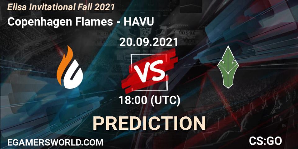 Pronósticos Copenhagen Flames - HAVU. 20.09.21. Elisa Invitational Fall 2021 - CS2 (CS:GO)